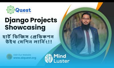মেশিন লার্নিং ব্যবহার করে হার্ট ডিজিস প্রেডিকশন Django প্রজেক্ট with AI Model Integration aiquest