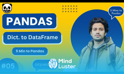 Pandas for Data Science 5 Minutes to Pandas Dictionary to Series DataFrame Bangla Tutorials