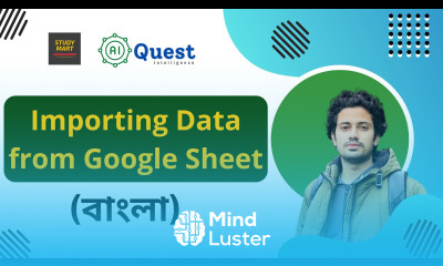 Pandas for Data Science AI Importing Google Sheets using Python Pandas aiquest rashakil