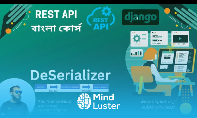 08 Django Bangla Tutorials for Begineers How DeSerializer Works in Django Rest API Coding 01
