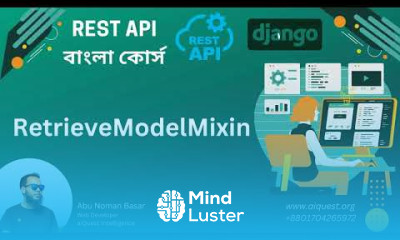 20 Django REST API Bangla Tutorial How to Create RetrieveModelMixin in Django Rest Framework