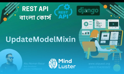 21 Django RestAPI Bangla Course How to create UpdateModelMixin in Django Rest Framework