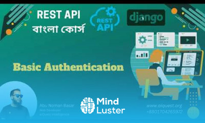 26 Django RestAPI Bangla Course How to create Basic Authentication in Django REST Framework
