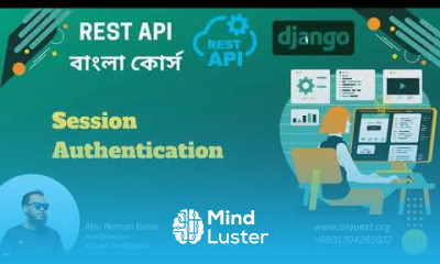 27 Django RestAPI Bangla Course How to Create Seassion Authentication in Django REST Framework