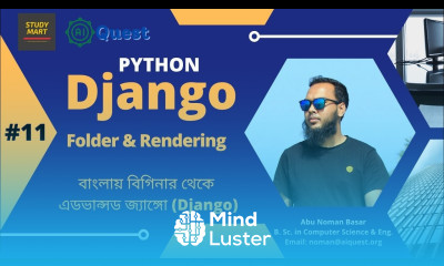 11 Django Bangla Tutorials Create Template Folder and Rendering Template Files Django for Web