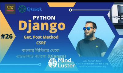 26 Django Bangla Tutorials How to work with GET POST method Cross Site Request Forgery CSRF
