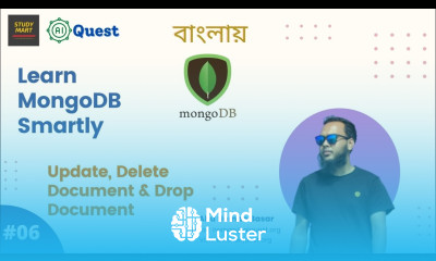 06 MongoDB Crash Course in Bangla How to Update Delete Document Drop Document in MongoDB
