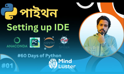 Day 01 60 Days of Python পাইথন Install Python Anaconda Jupyter PyCharm Kaggle Google Colab