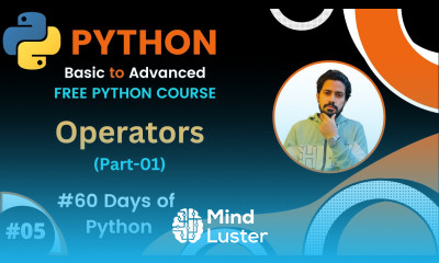 Day 5 60 Days of Python Python Operators Part 1 Python Bangla Tutorial for Beginner to Advancd