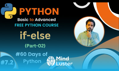 Day 7 2 60 Days of Python If Elif Else Conditional Statements Part 02 Python Bangla Tutorial