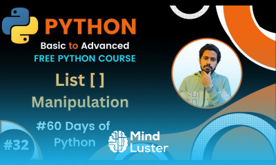 Day 32 60 Days of Python List Manipulation in Python