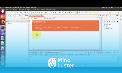 How to Install Build and Use the Boost C libraries in eclipse IDE on ubuntu