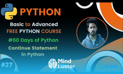 Day 27 60 Days of Python Continue Statement in Python Differences rashakil