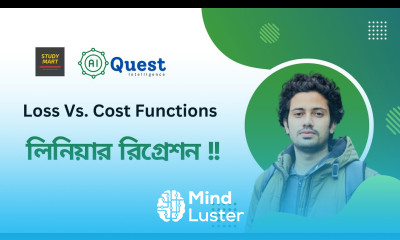 Loss Cost Functions in Linear Regression Machine Learning Bangla Tutorials