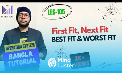 Part 5 9 First Fit Next Fit Best Fit and Worst Fit Part2 Operating System Bangla Tutorial