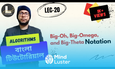  Big Oh Big Omega and Big Theta Notation Part 2 বাংলা টিউটোরিয়াল Lecturelia 