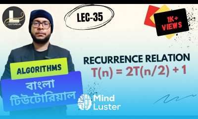  Recurrence Relation T n 2T n 2 1 বাংলা টিউটোরিয়াল Lecturelia 
