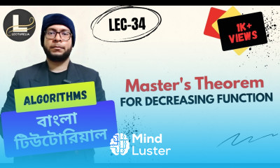  Master s Theorem for Decreasing Function বাংলা টিউটোরিয়াল Lecturelia 