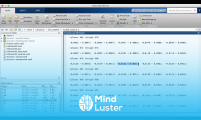 Learn MATLAB Episode 14 Signal Processing