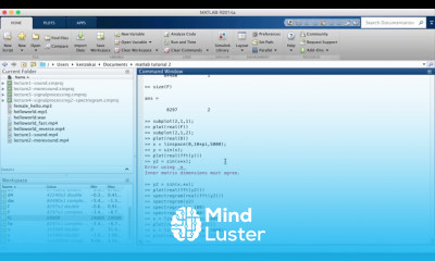 Learn MATLAB Episode 15 Fourier Transform