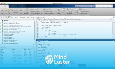 Learn MATLAB Episode 20 Gaussian Image Noise Reduction