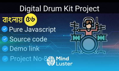 Javascript digital drum kit project in bangla