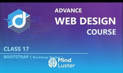 Bootstrap Navbar Advance Web Design Course Class 17