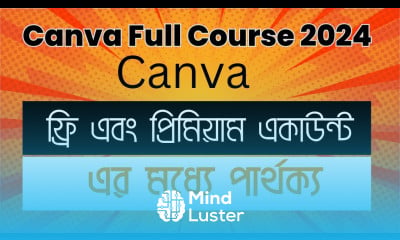 How to Create Canva Account Bangla Canva design tutorial Canva pro VS Free Pure Learn