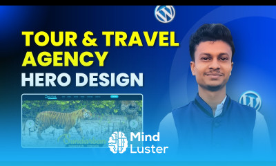 Wordpress Tour Travel Agency Elementor Hero Design Travel Agency Website Hero Design 2025