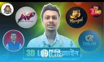 How to make 3D Logo in 5 minutes for Free AI 3D Logo Design Full Course Bangla Tutorial 2024