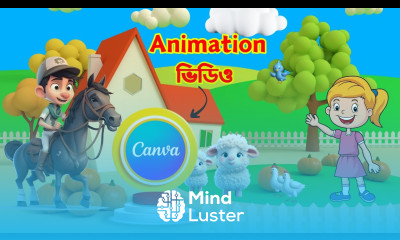Canva Cartoon Animation Tutorial on Bangla How to Create Animation Videos using Canva 2024