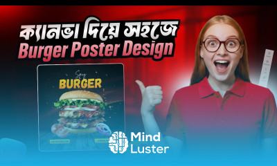 Burger Poster Design in Canva । Canva Social Media Post Design । Canva Graphic Design Bangla