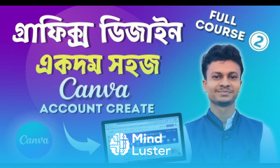 How to Create Canva Account Canva Tutorial for Beginners full Course Playlist Bangla Class 2
