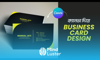 How to Make Business Card Design in Canva Visiting Card Design in Canva Business Card Design