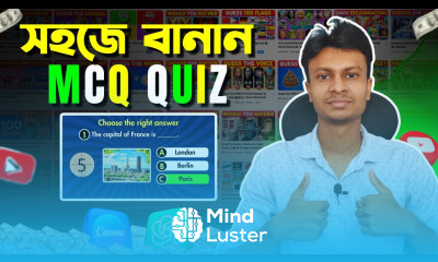 Trending quiz চ্যানেল আইডিয়া । How to Make Quiz videos for free with Canva and Chatgpt