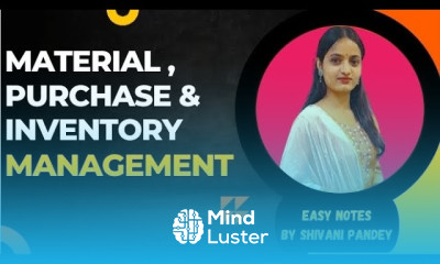 Material mangement bba Purchase management Inventory control Inventory management bbabcom