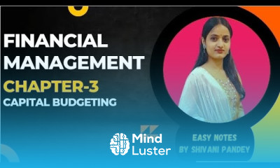 FM Chapter 3 Investment Decision Capital budgeting NPV ARR IRR PI Method Cashflows bba