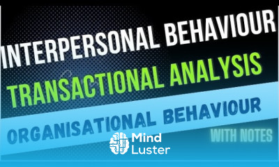 Interpersonal behaviour transactional analysis Leadership styles Trait Theory of leadership ob