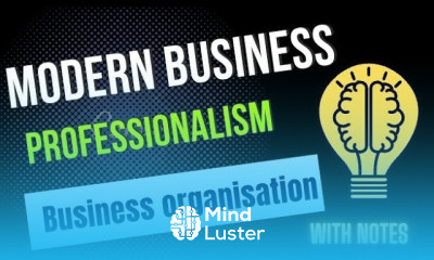 Business organisation and management Modern business environment Professionalism bbabcom sem1