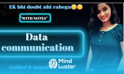 Data communication and computer network guided media and unguided media Components of internet