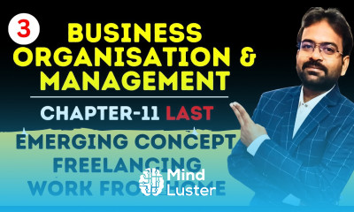 Emerging Concepts in BOM Part 3 Chapter 11 Freelancing WFH Business Organisation Management