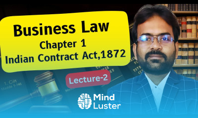 Business Law Chapter 1 Indian Contract Act 1872 Lecture 2 Business Regulatory Framework