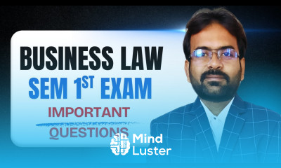 Business Law Important Questions BCom BBA 1st Year SEM 1st 2025 CWG for BCOM