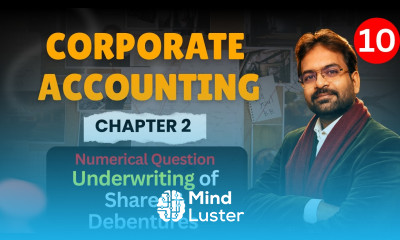 Numerical Question Underwriting of Shares Debentures Corporate Accounting Chapter 2 Part 10
