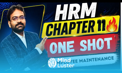 Human Resource Management Chapter 11 One Shot Employee Maintenance CWG for BCOM