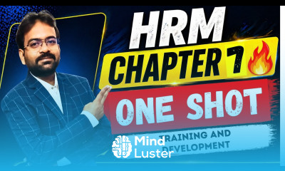 Human Resource Management Chapter 7 One Shot Training and Development CWG for BCOM