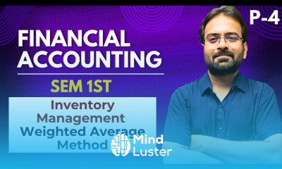 Inventory Management Weighted Average Method Financial Accounting BCOM BBA CWG for BCOM