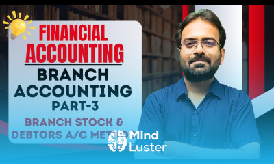 Branch Accounting Part 3 Branch Stock Debtors Method Financial Accounting BCOM Sem 1st