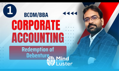 Redemption of Debenture Corporate accounting chapter 4 CWG for BCOM