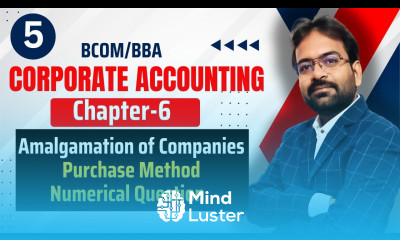 Numerical Question Purchase Method Amalgamation of Companies Corporate Accounting